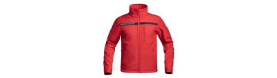 Veste Softshell SÉCU-ONE Sécurité Incendie rouge A10 Equipment