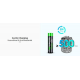 Batterie rechargeable 18650 3.6V 2600 mAh avec port USB type-C