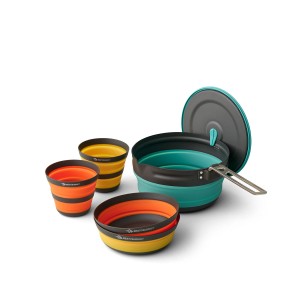 Frontier Ultralight Ensemble de cuisson pliable à une casserole - [5 pièces]
