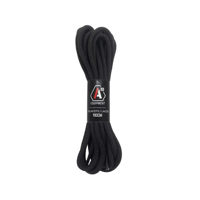 Paire de lacets SÉCU-ONE 190 cm noir