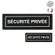 Lot dossard + bande poitrine SÉCU-ONE Sécurité noir