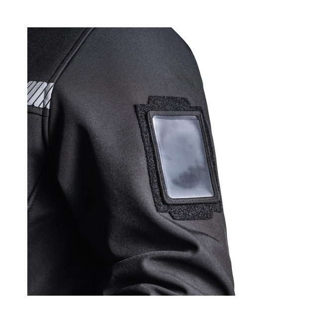 Porte-carte velcro SÉCU-ONE noir