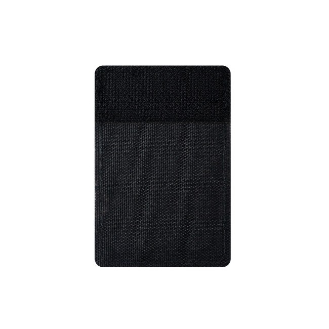 Porte n° d'identification + logo velcro poitrine SÉCU-ONE noir
