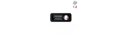Porte n° d'identification velcro poitrine SÉCU-ONE noir