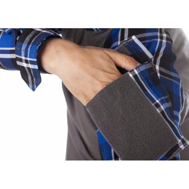 Chemise de combat en flanelle Black - Invader Gear