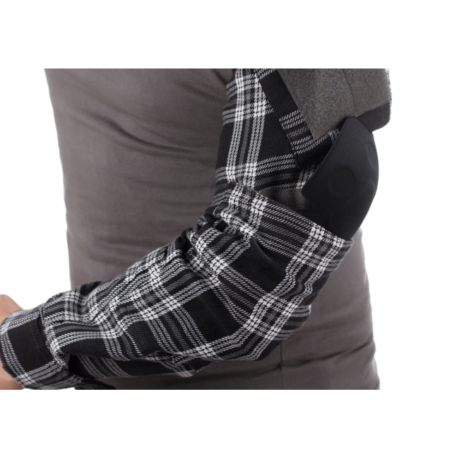 Chemise de combat en flanelle Black - Invader Gear