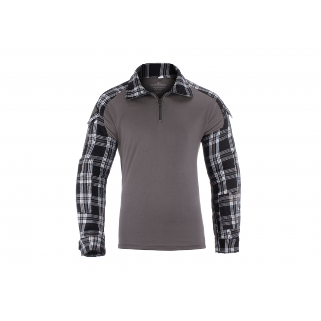 Chemise de combat en flanelle Black - Invader Gear