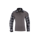 Chemise de combat en flanelle Black - Invader Gear