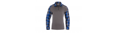 Chemise de combat en flanelle Black - Invader Gear