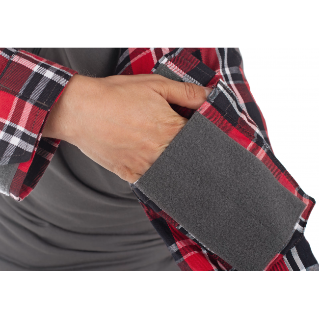 Chemise de combat en flanelle Black - Invader Gear