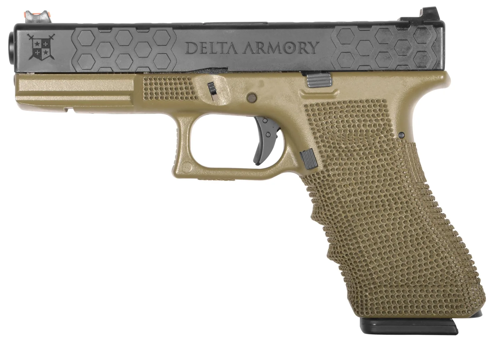 Réplique de poing P03 GBB Green Gas olive