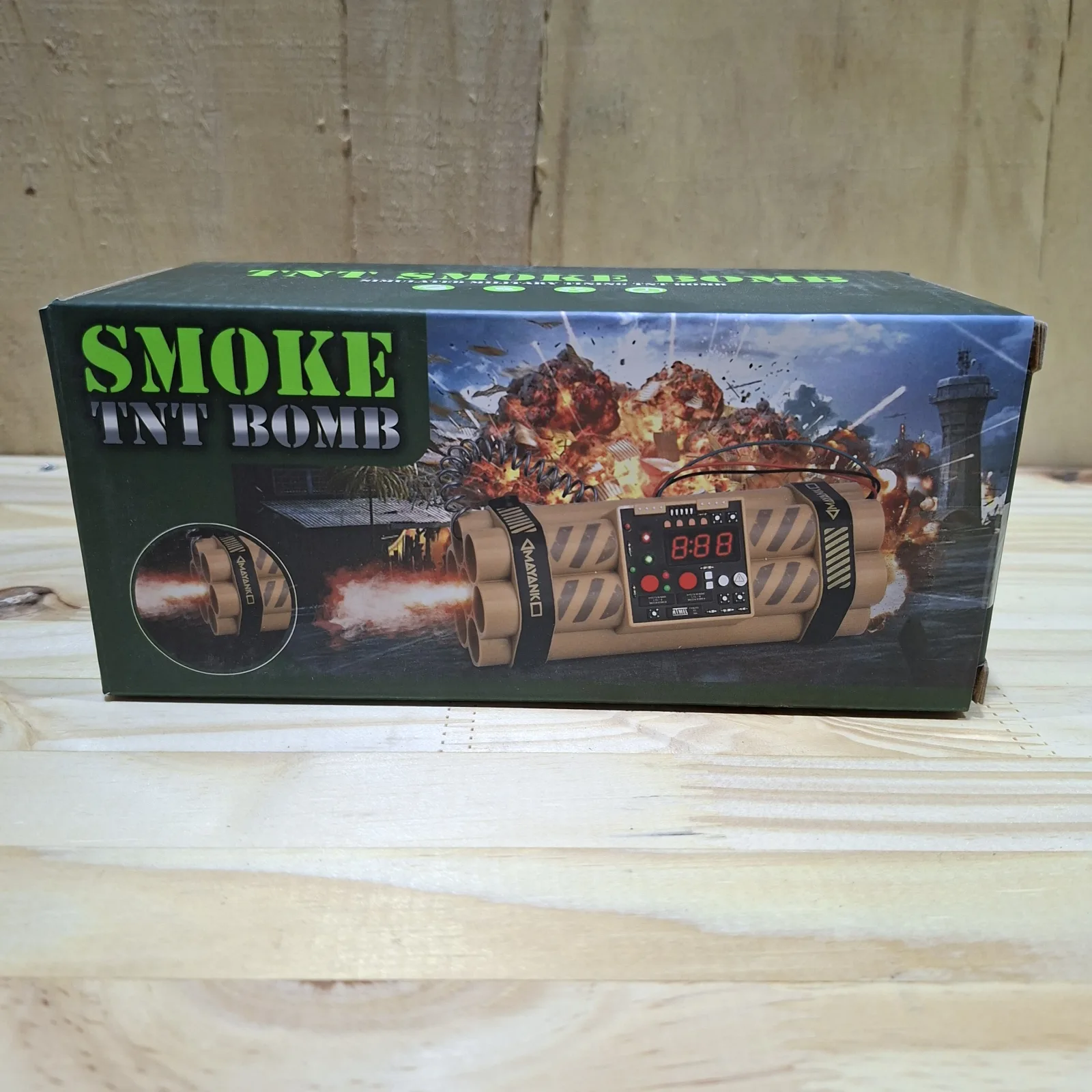 Mini bombe timer + fumé TNT -